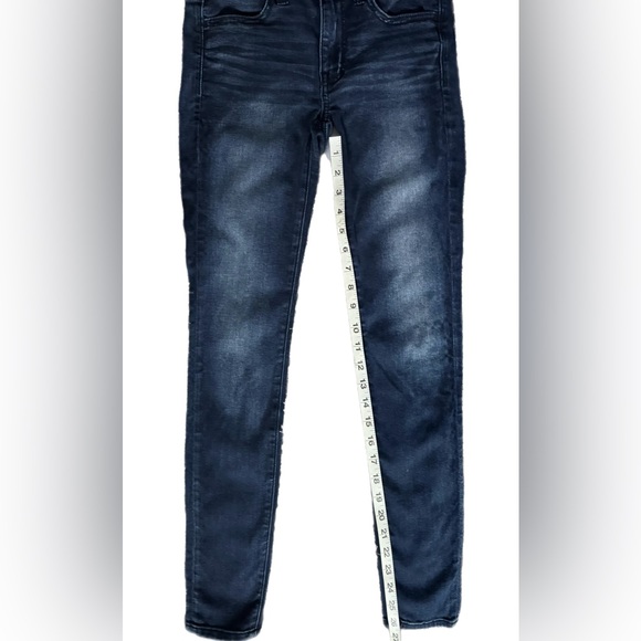 American Eagle super super stretch jegging -dark blue - size 2 Regular - Picture 2 of 9